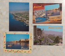 * Lot of 4 LIMASSOL Cyprus 1970 onwards Postcards * See description details *