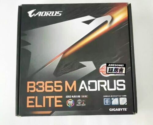 Gigabyte B365M AORUS ELITE LGA 1151 Intel B365 DDR4 DIMM Micro ATX Motherboard