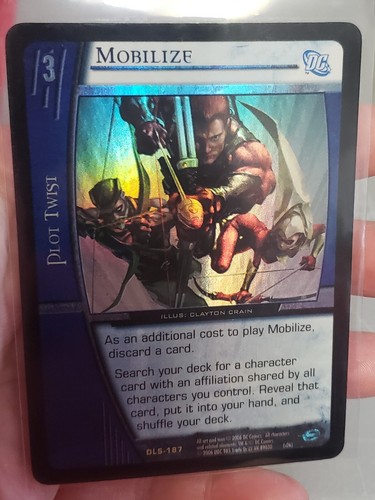 Marvel Vs DC System | Mobilize | DLS-187 | Rare Holo | Excellent - Picture 6 of 8