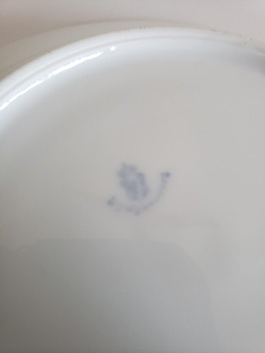 Antiker Brotteller Nymphenburg floral Goldrand handbemalt Porzellan - Bild 8 von 10