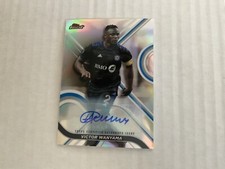 2022 Topps Finest MLS Soccer VICTOR WANYAMA Refractor Auto Autograph