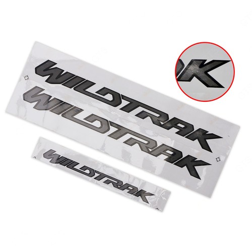 Set adesivi laterali posteriori grigi decalcomania adatti a Ford Ranger Wildtrak 4x4 2018 2020 - Foto 2 di 8