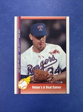 Nolan Ryan ~ 1991 Pacific #92 ~ Bloody Lip **Via Bo Jackson Grounder** A4