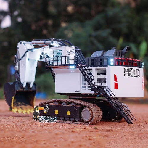1/25 RC Hydraulic Excavator R9800 Heavy Duty Double Pumps Digger Light Vehicle - Picture 4 of 12