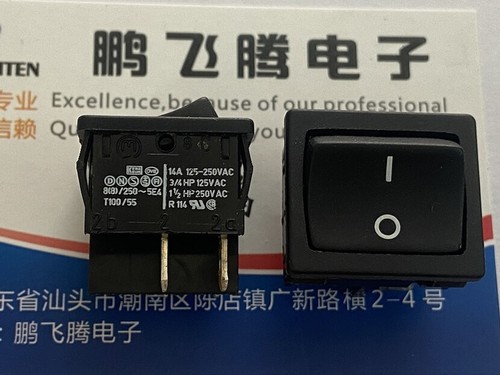 1 Stück MARQUARDT 1802 Schiffstyp Schalter 4 Pins 2 Ebenen 10A250V Wippe 24*21mm - Bild 1 von 5