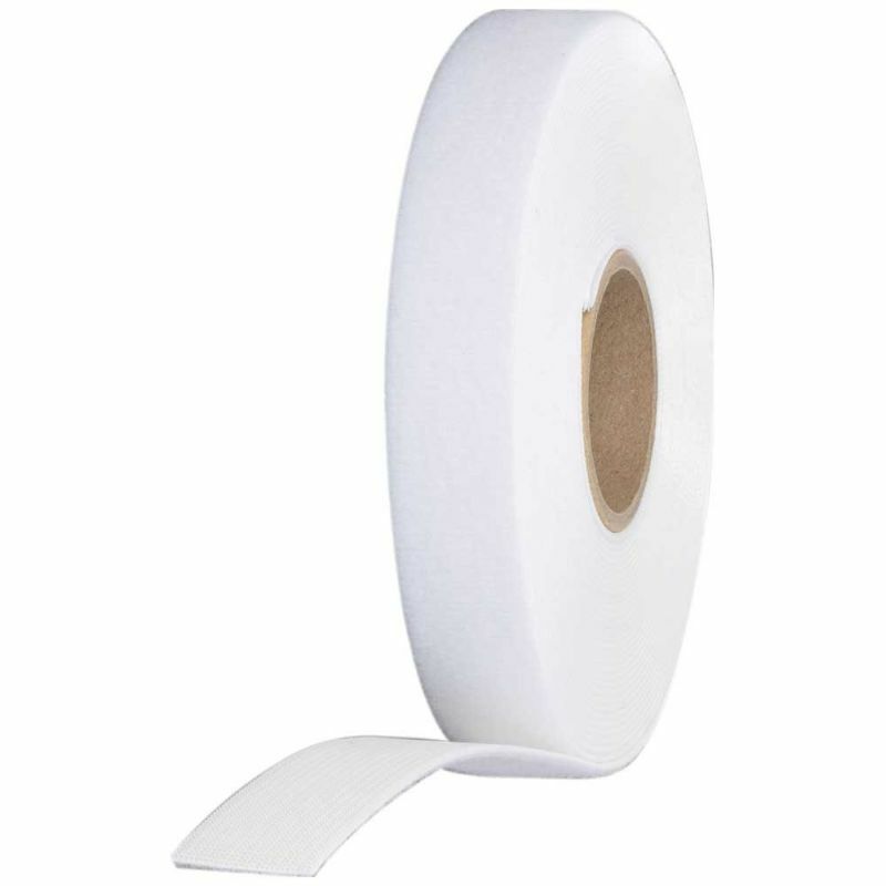Klein Tools 3/4-Inch x 25-Foot White Hook and Loop Tape Roll-image