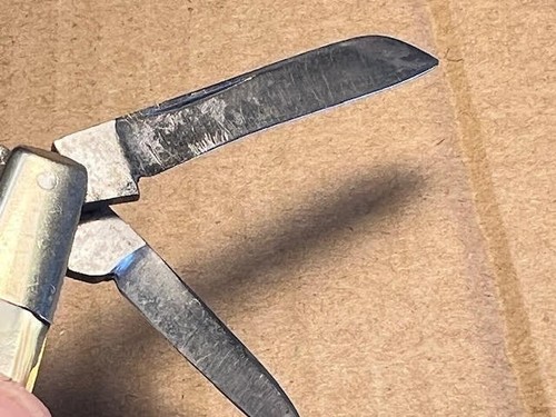 Genuine Mother of Pearl Folding Pocket Knife - Picture 7 of 13