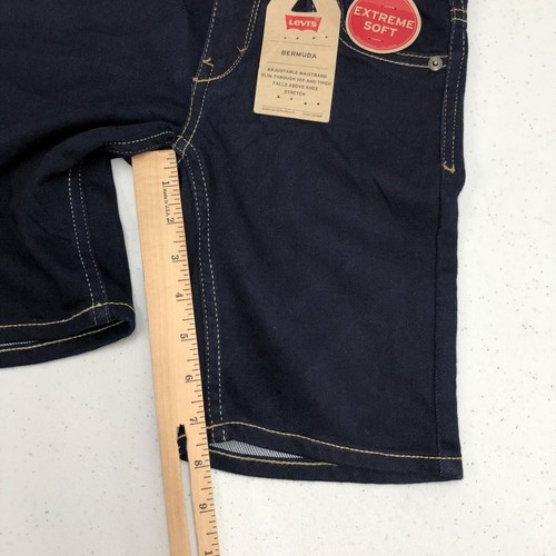 Signature by Levi Strauss & Co Shorts Girls 7 Blue Bermuda Denim Jean Jorts NEW - Picture 10 of 12