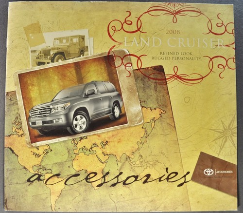 2008 Toyota Land Cruiser Accessories Catalog Brochure Excellent Original 08 - Bild 1 von 5