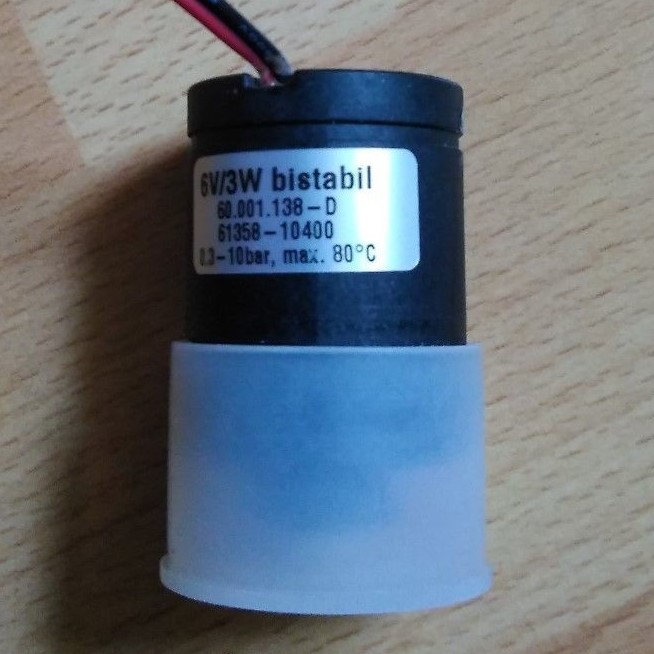 VENTIL FÜR SENSORARMATUR 60.001.138-D KARTUSCHENVENTIL MAGNETVENTIL BISTABIL 6VD VENTIL FÜR SENSORARMATUR 60.001.138-D KARTUSCHENVENTIL MAGNETVENTIL BISTABIL 6VD