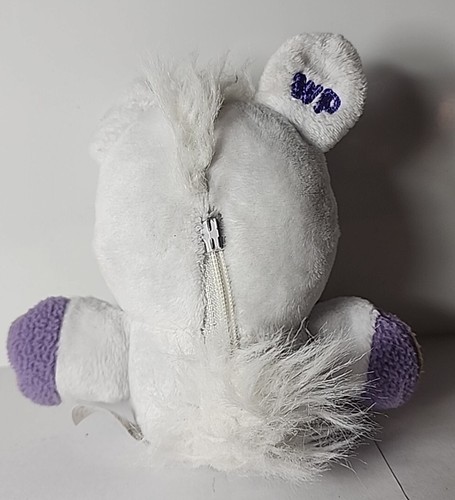 WUGGLE PETS UNICORN 6” PLUSH BACKPACK CLIP (KC215) DISNEY 2011 - Picture 3 of 7
