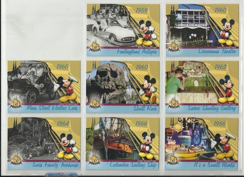 2005 UD Disneyland: 50th Anniversary COMPLETE SET of 65 "Base Cards" W/Wrapper!! - Picture 5 of 17