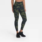 Women's Sculpted Linear Camo Print High-Rise Leggings - All in Motion  - Size XS