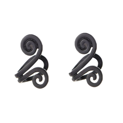 2 Pcs Zunis Acupressure Slimming Earrings Ear Cuff Clip Non Piercing Weight Loss - Picture 16 of 18
