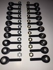 Quarter Midget  5/16"X 5/16-24 ROD ENDS WITH JAM NUTS 20PK (BLACK)