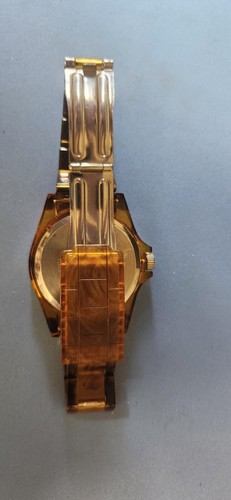 FMD Dive Style Watch Chocolate Dial Diamond style Bezel New Battery - Picture 3 of 5