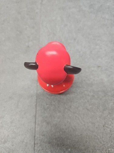 Vintage Disney Baby Mickey Mouse Weeble Wobble Roly Toy Red Hat 4" - Picture 5 of 6
