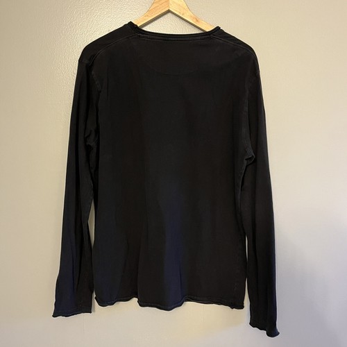 Report Collection Men’s Long Sleeve T-shirt Graphic Print Distressed Look Size L - Picture 3 of 8