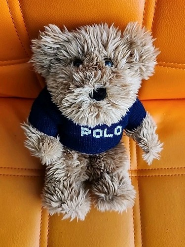 10" Blue Ralph Lauren Polo Collectible Teddy Bears - Picture 2 of 5