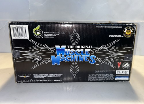 * New Muscle Machines DieCast 1:18 Blue Chrysler '00 PT Cruiser' Cali Too Hot - Imagen 15 de 16