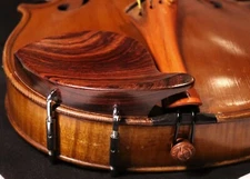 1 piece Violin Rosewood Dresden Style Chin Rest 4/4 with Standard Bracket.