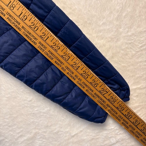 Vineyard Vines Jacket Women Sz XL Blue Mountain Weekend Puffer Full Zip Hooded - Picture 7 of 13