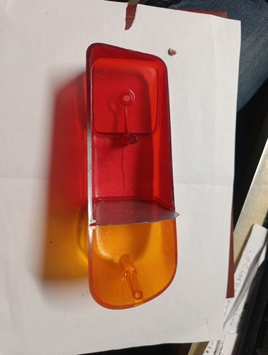 plastica FANALE POST.-aric - FIAT 600 D - FIAT 500 D trasparente sinistro - Imagen 4 de 7