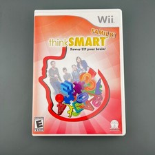 Family Think Smart Power Up Your Brain Nintendo Wii Video Game Rated E Everyone