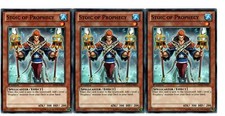 Yugioh- 3X Stoic of Prophecy - Common - 1st Edition - ABYR-EN021 - Near Mint