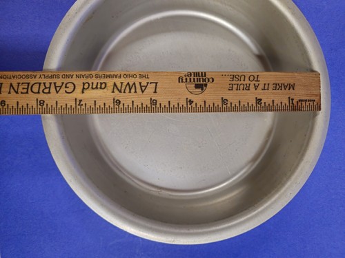 Vintage Vita Craft Small Aluminum Cake Pan Made In USA 7½" Inside Diameter #422N - Picture 2 of 6