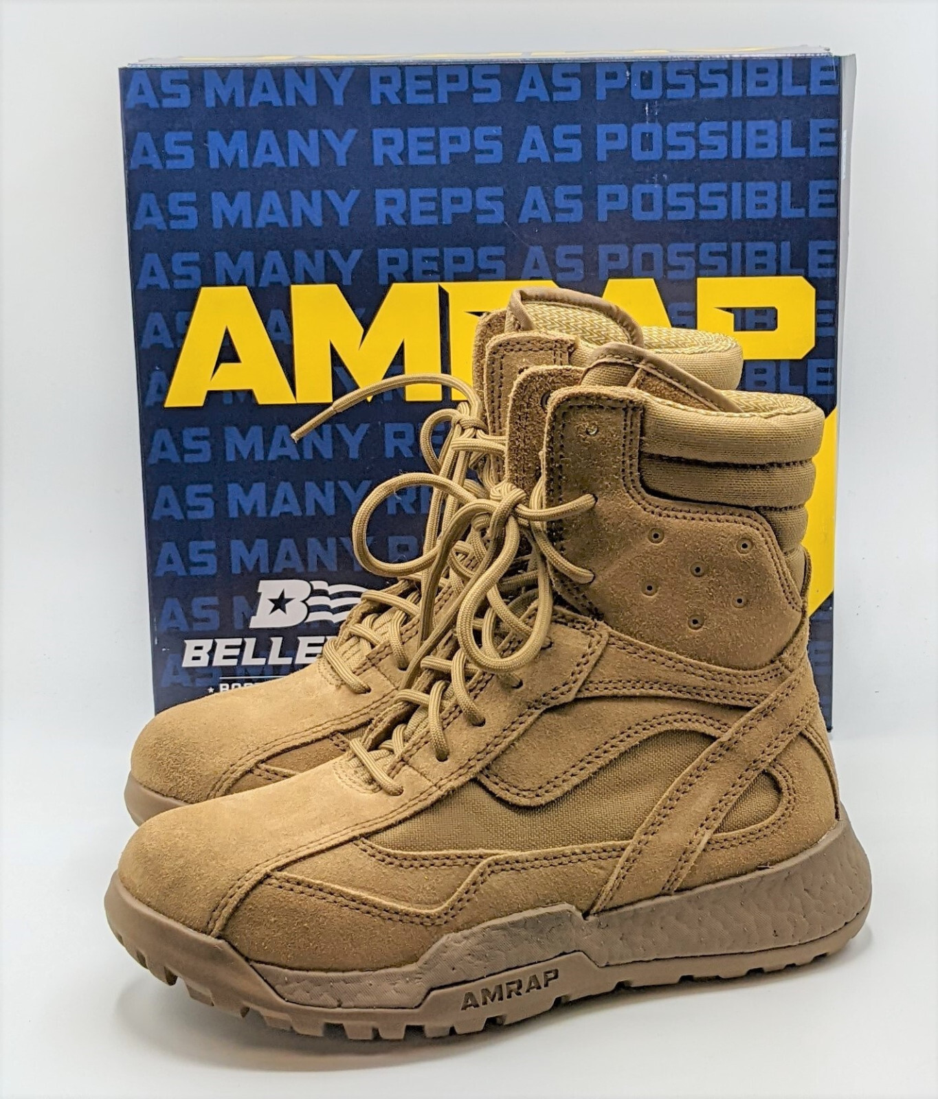 Belleville 8" AMRAP BV505 Coyote Brown Leather Military Combat Boots Size 11 R 684541244361 eBay