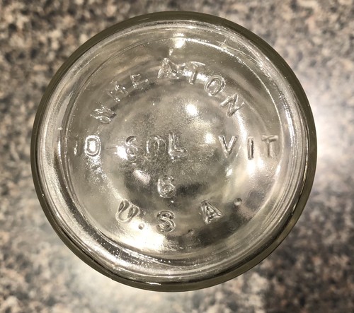 Vintage Wheaton No Sol Vit Klarglasflasche - USA - Bild 9 von 11