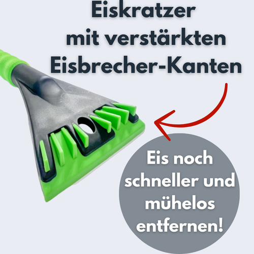2x Eiskratzer mit verstärkten Eisbrecher-Kanten, Scheibenkratzer Softgriff 1159 - Bild 3 von 7
