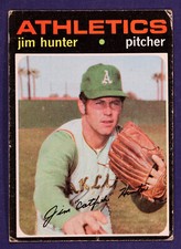 1971 Topps #45 Jim Catfish Hunter GD