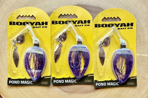 Booyah Pond Magic (Lot Of 3) Spinnerbait, Bass, Brand New! Free Shipping! NWT! - Picture 11 of 12