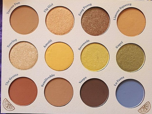 ColourPop Limoncello Pressed Powder Palette 12 Pan Eyeshadow Shades Discontinued - Picture 2 of 7