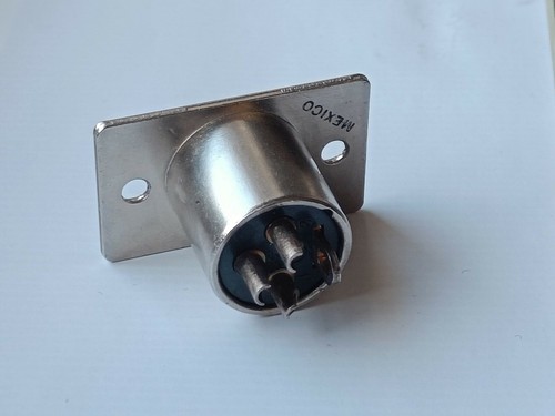 2 Pezzi 3 Pin XLR Maschio Switchcraft Pannello Attacco Telaio Microfono CANON - Foto 2 di 3