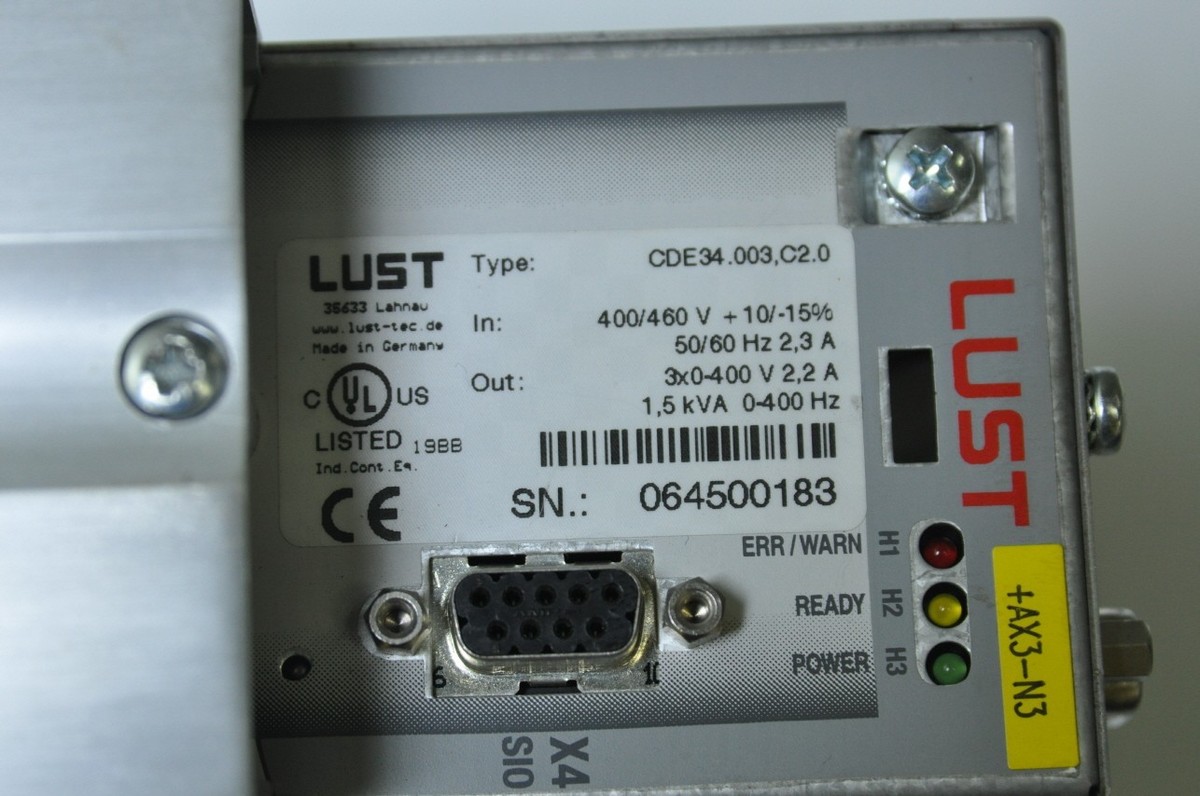 LUST CDE34.003,C2.0 SERVO DRIVE | eBay LUST CDE34.003,C2.0 SERVO DRIVE | eBay