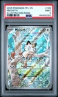 2025 POKEMON PFL EN-PHANTASMAL FLAMES ILLUSTRATION RARE #106 MEOWTH PSA 9