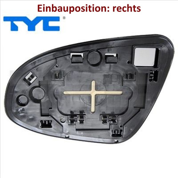 Tyc 336-0071-1 Spiegelglas FüR AußEnspiegel Rechts FüR Toyota-image