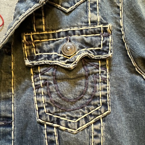 True Religion Denim Jean Jacket Size M - Picture 6 of 7