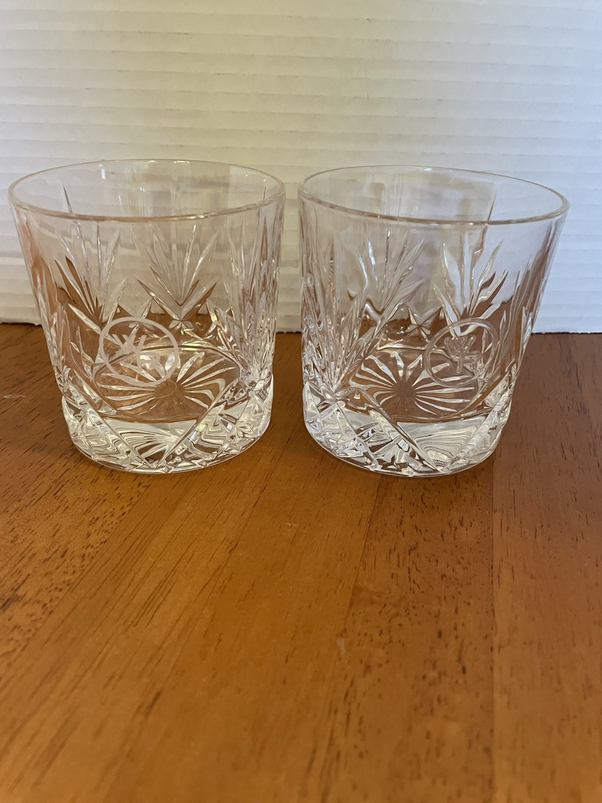 Pair Of Woodford Reserve Glencairn Crystal Low Ball/Whiskey 9.4oz Glasses-image