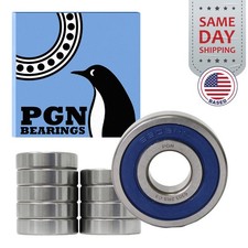 (10) 6303-2RS Premium Rubber Seal Ball Bearing C3 EMQ, 17x47x14, 6303 2RS 6303rs