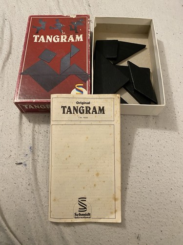 Schmidt,Spiele,Tangram,Kids,Puzzle,Retro,Vintage, Original Gebraucht - Bild 3 von 4