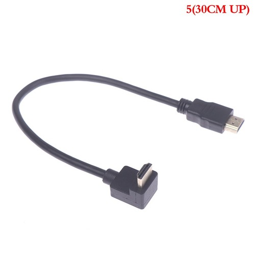 High Speed 4K HDMI 2.0 Cable 90 Degree Angled Extension Cable For PS4 TV} - Photo 16/17