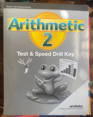 Abeka Arithmetic 2 Test And Speed Drill Key NEVER USED