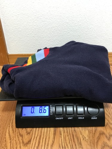 We The Free Shirt Size Medium Rainbow Of Love Varsity Rib Knit Colorful Stripes - Picture 15 of 15