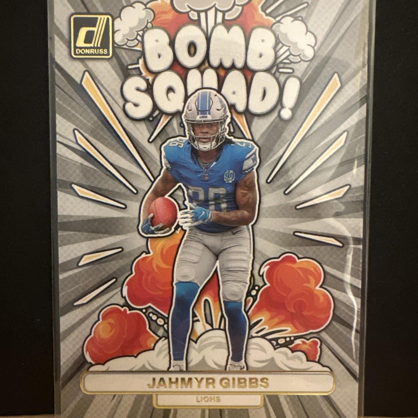 2023 Panini Donruss - Bomb Squad Jahmyr Gibbs #BS-26 (RC)