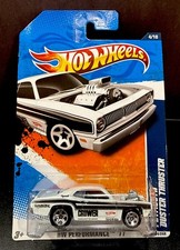 Hot Wheels 2011 Plymouth Duster Thruster HW Performance - White, 5SP Wheels