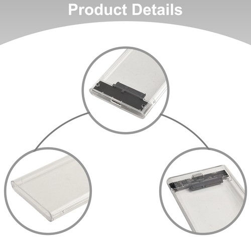 PC Material for Enhanced Protection SSD External Hard Drive Enclosure - Photo 7/35